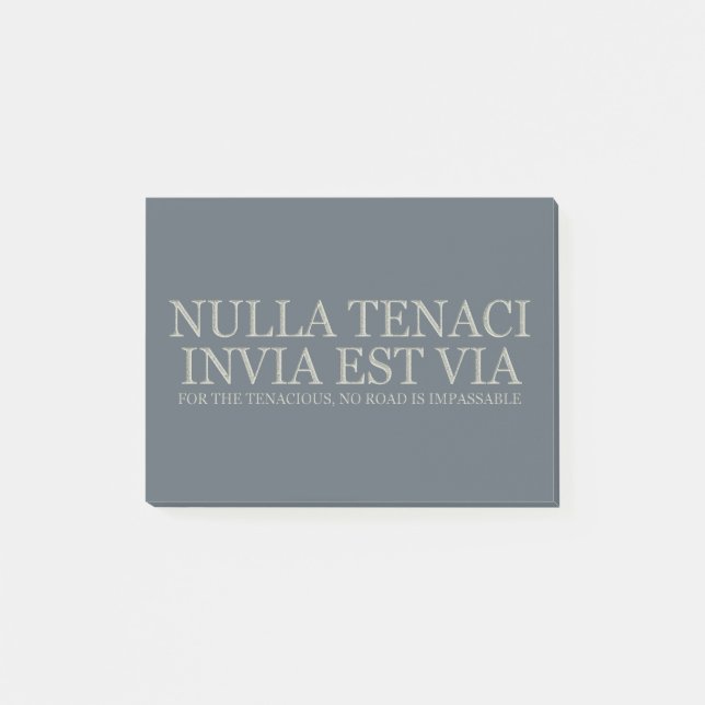 Post-it® Pour le tenace aucune route n'est infranchissable (Devant)