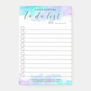 Post-it® Pour mettre en vente les aquarelles de typographie