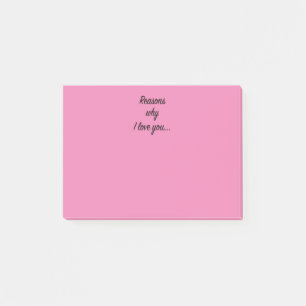Post-it® Pourquoi je t'aime
