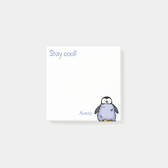 Post-it® Poussins de pingouin grandes notes (Devant)
