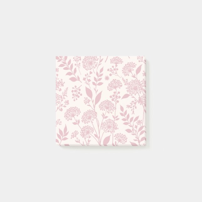 Post-it® Prairie de Pissenlit Rose Atténuée - Neutre (Devant)