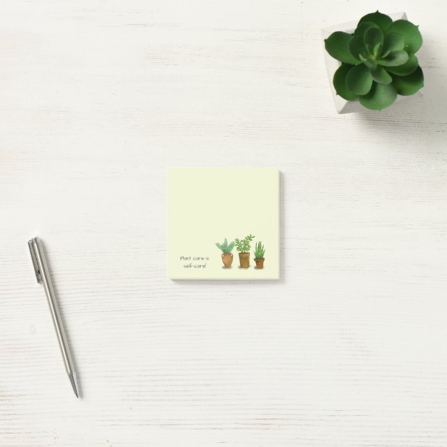 Post-it® Prendre soin des plantes, c'est prendre soin de so (Bureau)