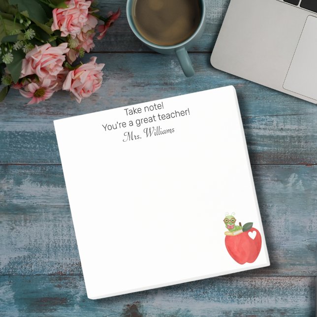 Post-it® Prenez note Vous êtes un excellent professeur,Reme (Créateur téléchargé)