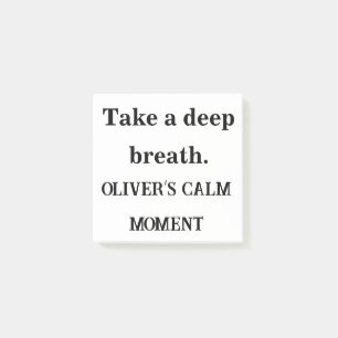 Post-it® Prenez une profonde respiration - Relaxation perso