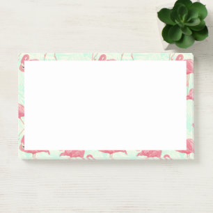 Post-it® Preppy Chic Elegant Pink Flamingo Motif