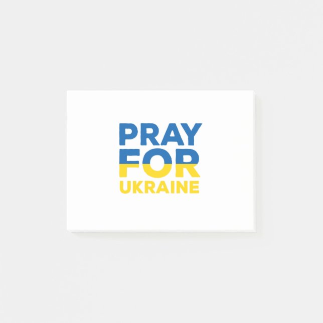 Post-it® Priez Pour L'Ukraine (Devant)
