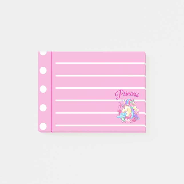 Post-it® Princesse rose (Devant)