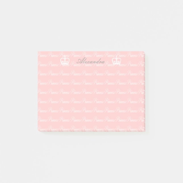 Post-it® Princesse Rose-n-Blanche Custom (Devant)