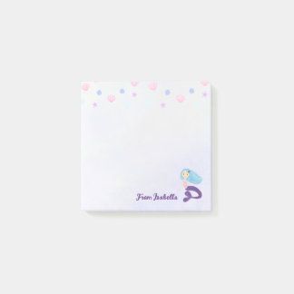 Post-it® Princesse Sirène Pastel Turquoise & Violet
