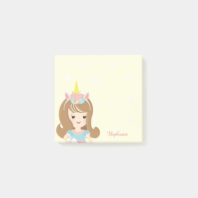 Post-it® Princesse Unicorn (Devant)