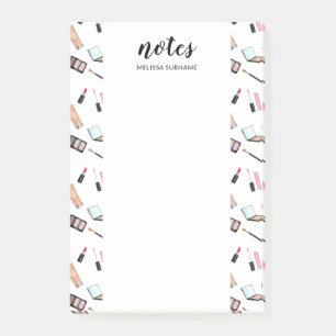 Post-it® Produits De Maquillage Motif & Titre Et Nom Person