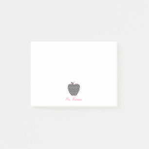 Post-it® Professeur d'Apple de pied-de-poule