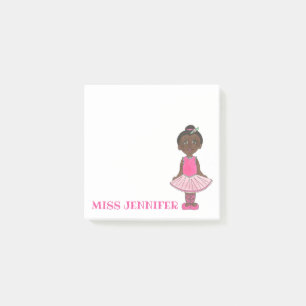Post-it® Professeur de danse de ballet rose