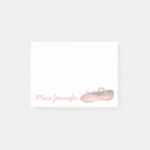 Post-it® Professeur de danse personnalisé Chaussure de ball
