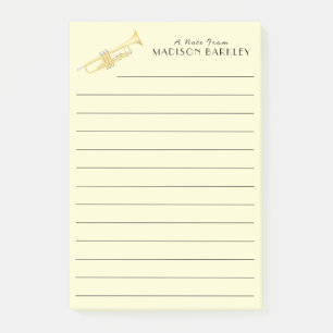 Post-it® Professeur de groupe de musiciens de trompette Rem