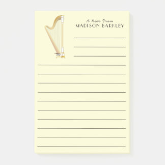 Post-it® Professeur de musique musicale de Harp