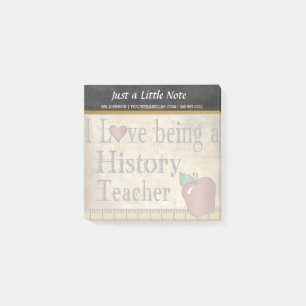 Post-it® Professeur d'histoire Style Vintage