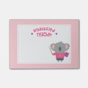 Post-it® Professeur Ourson Koala Humoristique au Jeu de Mot