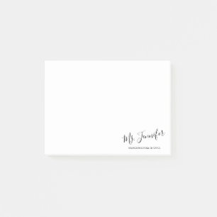 Post-it® Professeur préétabli élégant personnalisé de danse