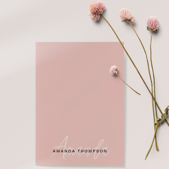 Post-it® Professionnel Élégant Moderne Personnalisé Avec No (Créateur téléchargé)