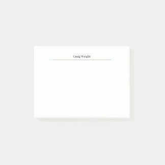 Post-it® Professionnel minimaliste classique simple personn