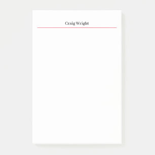 Post-it® Professionnel minimaliste classique simple personn