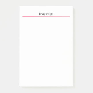 Post-it® Professionnel minimaliste classique simple personn