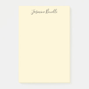 Post-it® Professionnel Minimaliste Moderne Couleur Beige Pa