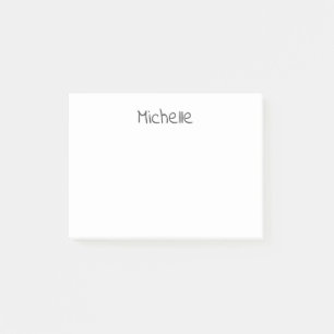 Post-it® Professionnel Minimaliste Moderne Nom Propre Simpl