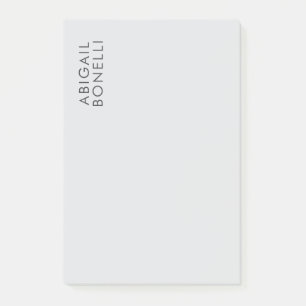 Post-it® Professionnel minimaliste moderne nom simple propr