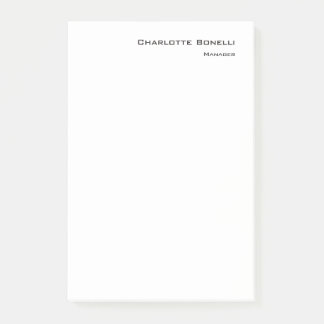 Post-it® Professionnel moderne minimaliste Plain