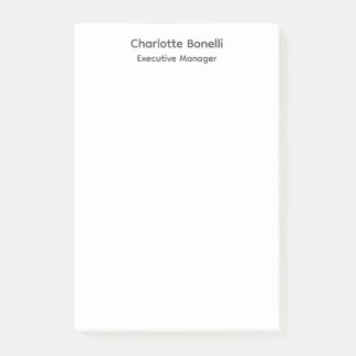 Post-it® Professionnel moderne minimaliste Plain
