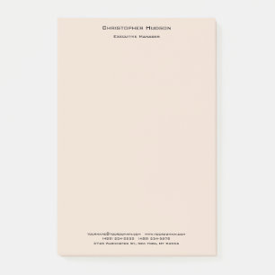 Post-it® Professionnel Moderne Minimaliste Simple Linge Sim