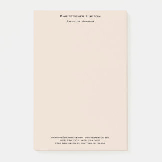 Post-it® Professionnel Moderne Minimaliste Simple Linge Sim