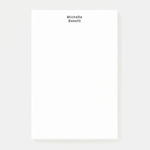 Post-it® Professionnel Simple Moderne Minimaliste Blanc