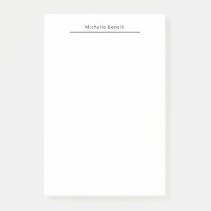 Post-it® Professionnel Simple Moderne Minimaliste Blanc