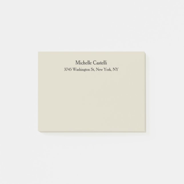 Post-it® Professionnel Unique Classique Simple (Devant)