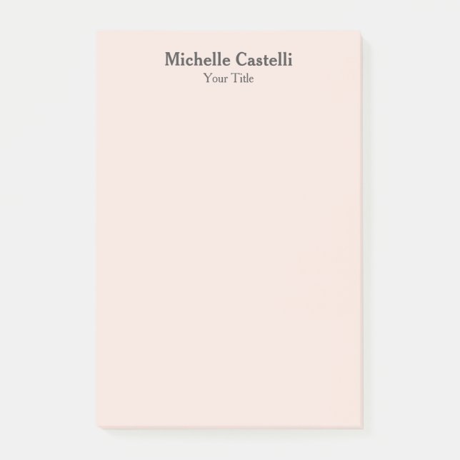 Post-it® Professionnel Unique Classique Simple (Devant)