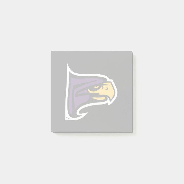 Post-it® Profil de la mascotte Hawk du Hunter College (Devant)