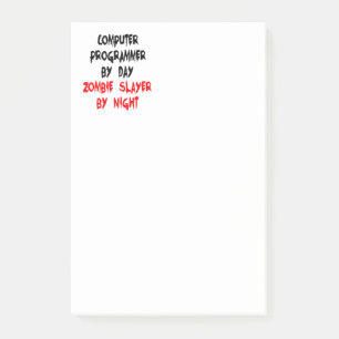 Post-it® Programmateur d'ordinateur Zombie Slayer