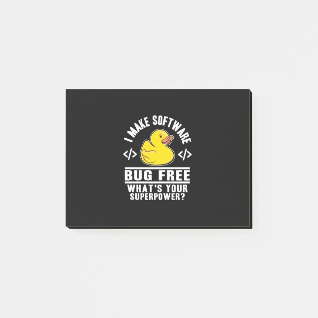 Post-it® Programmer rendre le logiciel sans bogue (Devant)