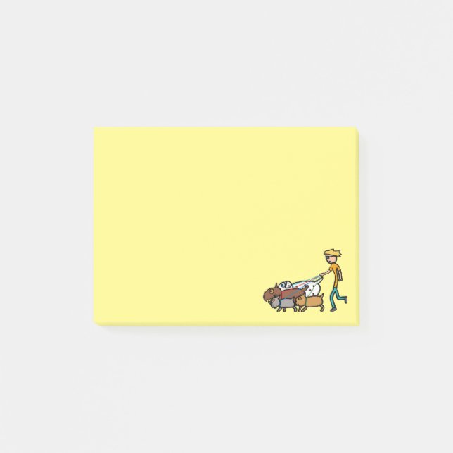 Post-it® Promenade de chiens (Devant)