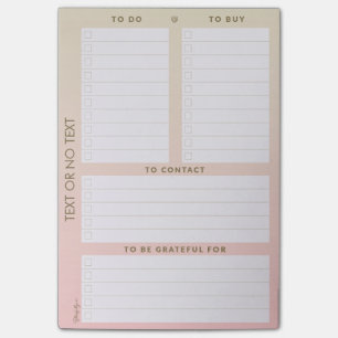 Post-it® Protection multiple de liste de remue-ménage de