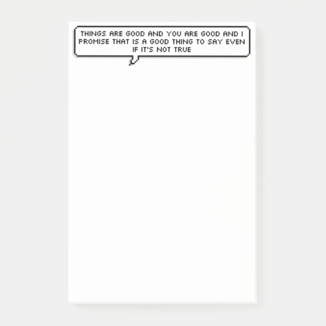 Post-it® Protection positive de post-it (Devant)