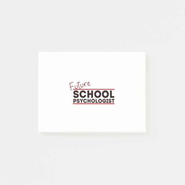 Post-it® Psychologue scolaire du futur (Devant)