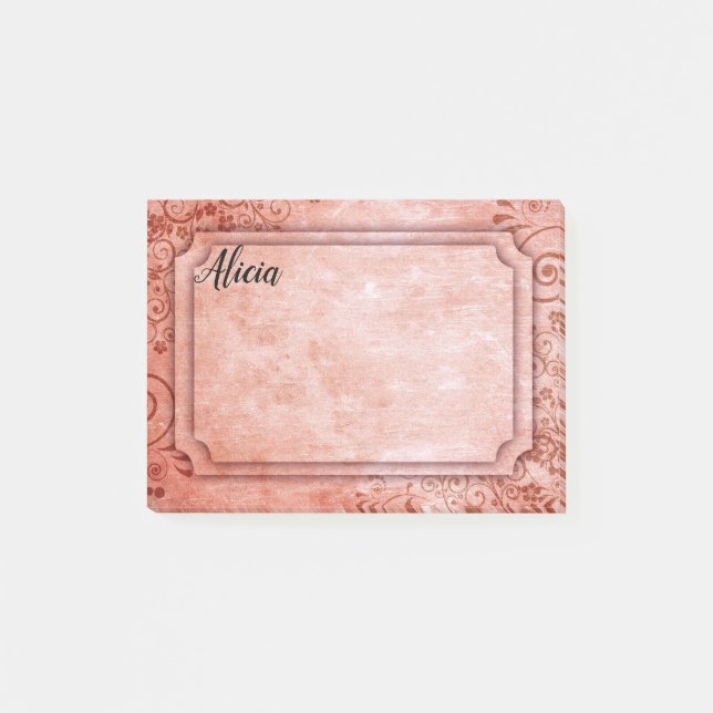 Post-it® publication personnalisée note style vintage (Devant)