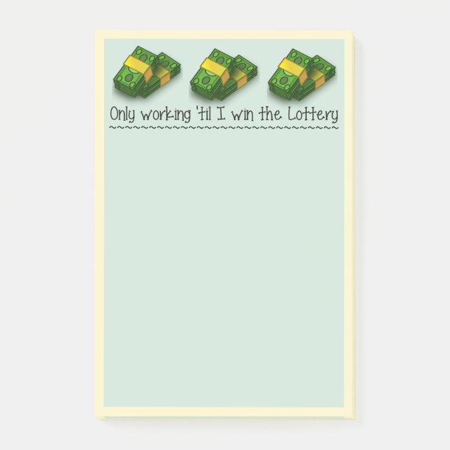 Post-it® Publier Des Notes : Seul à travailler jusqu'à ce q (Devant)