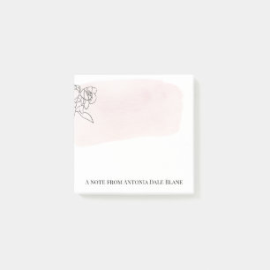 Post-it® Publier la note Lavage rose personnalisé