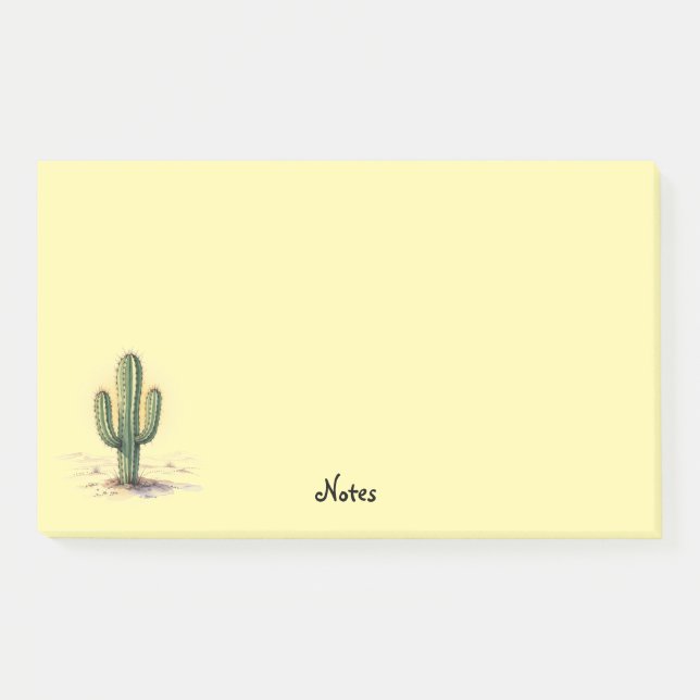 Post-it® Publier les notes aquarelle cactus (Devant)