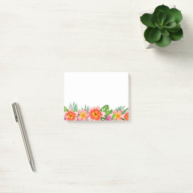 Post-it® Publier Notes-Fleurs tropicales (Bureau)